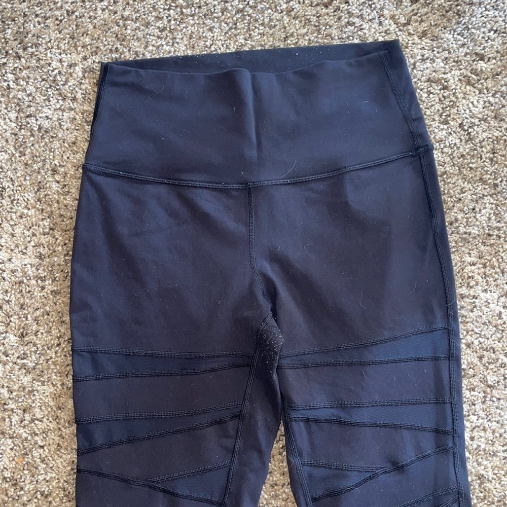 Lululemon leggings with mesh